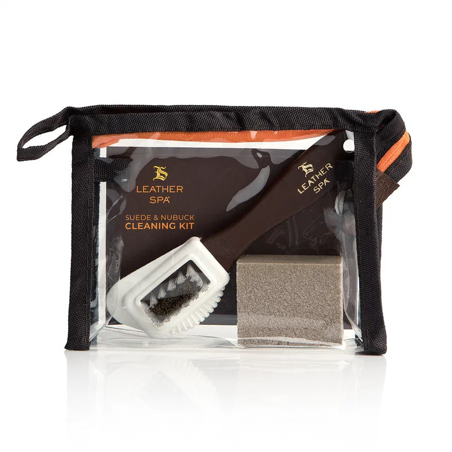 Kit nettoyage daim et nubuck : brosse + gomme | LEATHER SPA